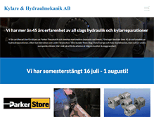 Tablet Screenshot of hydraulmek.se
